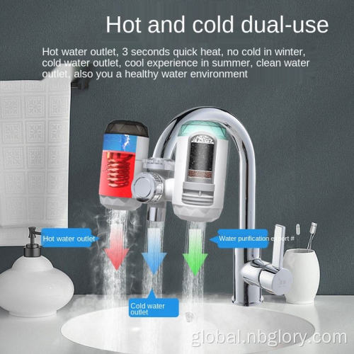 Purification Ceramics Tap Water Purifier 2023 Best Selling 2 in 1 Purification Ceramics Tap Water Purifier and Instant Hot Water Tap Electric Health Faucet for Kitchen Supplier